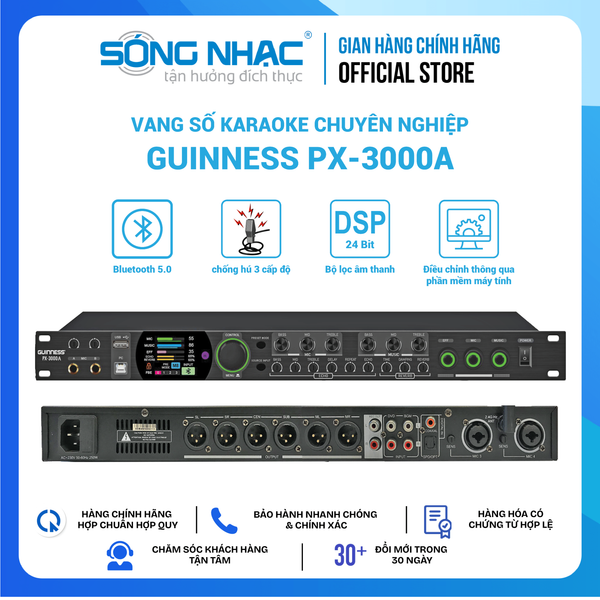 Vang số GUINNESS PX - 3000A