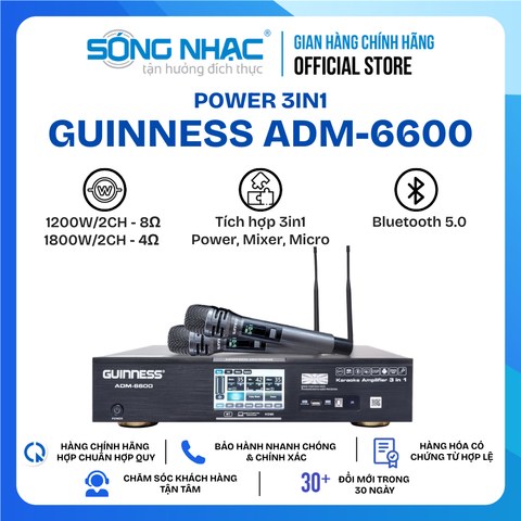 Power Amplifier GUINNESS 3in1 ADM - 6600