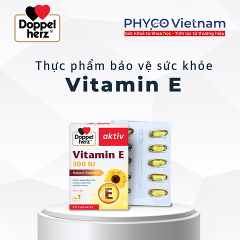  TPBVSK Doppelherz Aktiv Vitamin E hỗ trợ làm chậm quá trình lão hóa 