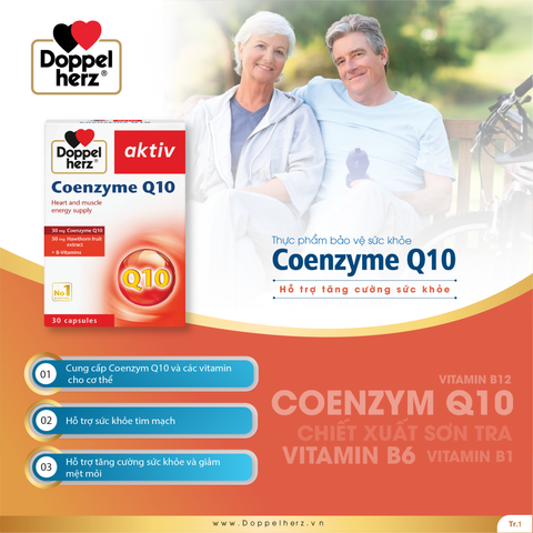  TPBVSK Coenzyme Q10 hỗ trợ sức khỏe tim mạch 