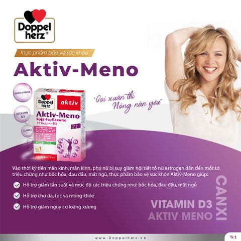  TPBVSK Aktiv-Meno cải thiện cân bằng nội tiết tố nữ 