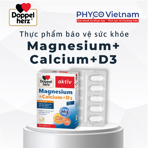  TPBVSK Magnesium+ Calcium+D3 hỗ trợ xương khớp 