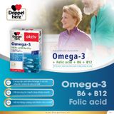  TPBVSK Omega-3 + Folic acid + B6 + B12 hỗ trợ sức khỏe tim mạch và não bộ 