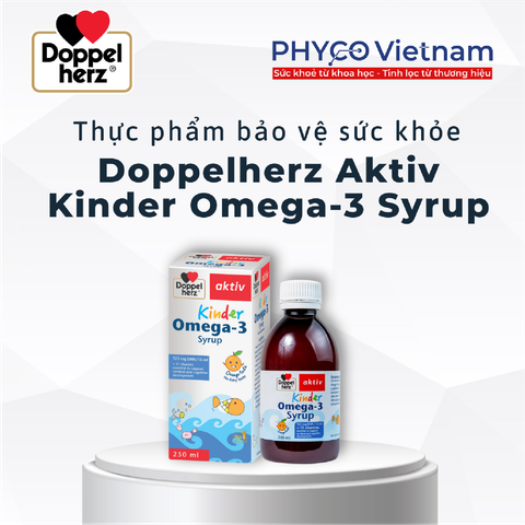  TPBVSK Doppelherz Aktiv Kinder Omega-3 Syrup hỗ trợ phát triển não bộ, thị lực nhất 