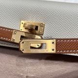  Kelly HSS K25 Epsom Bicolor Craie / Gold GHW 