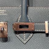  Birkin B25 Togo Blue Jean PHW 