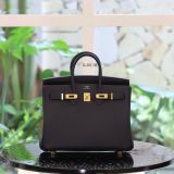  Birkin B25 Togo Blue Nuit GHW 