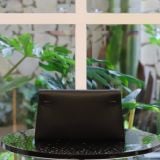  Kelly Elan Chevre Leather Black Noir PWH 