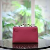  Kelly Pochette KP22 Swift Leather Magnolia PHW 