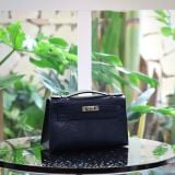  Kelly Pochette KP22 Lizard Blue Sappire PHW 