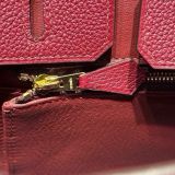  Birkin B25 Togo Rouge H GHW 