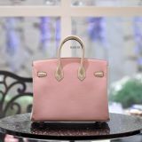  Birkin HSS B25 Chevre Rose Sakura / Nata PHW 