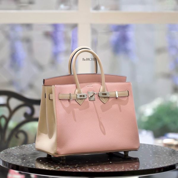  Birkin HSS B25 Chevre Rose Sakura / Nata PHW 