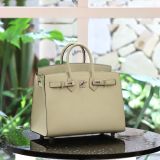  Birkin B25 Sellier Epsom Vert Fizz PHW 