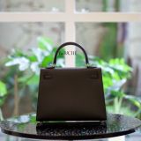  Kelly K25 Epsom Noir Black PHW 