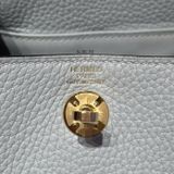  Mini Lindy 20 Swift Leather Blue Pale GHW 