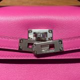  Kelly Pochette KP22 Swift Leather Magnolia PHW 