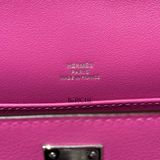  Kelly Pochette KP22 Swift Leather Magnolia PHW 