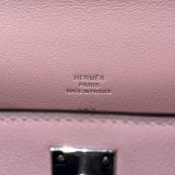  Kelly Pochette KP22 Swift Leather Rose Sakura PHW 
