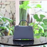  Kelly Mini K20 Sellier New Blue Jean Epsom Leather GHW 