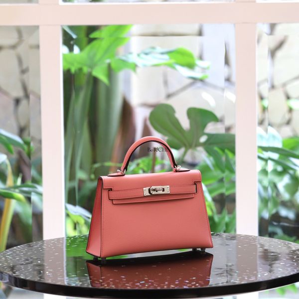  Kelly Mini K20 Rose confetti Epsom leather PHW 