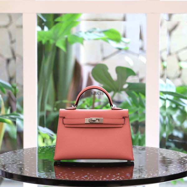  Kelly Mini K20 Rose confetti Epsom leather PHW 