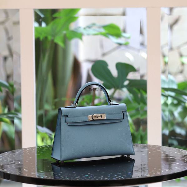  Kelly Mini K20 Epsom Blue Céleste PHW 