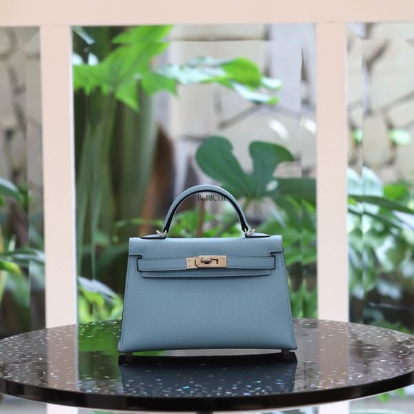  Kelly Mini K20 Epsom Blue Céleste PHW 