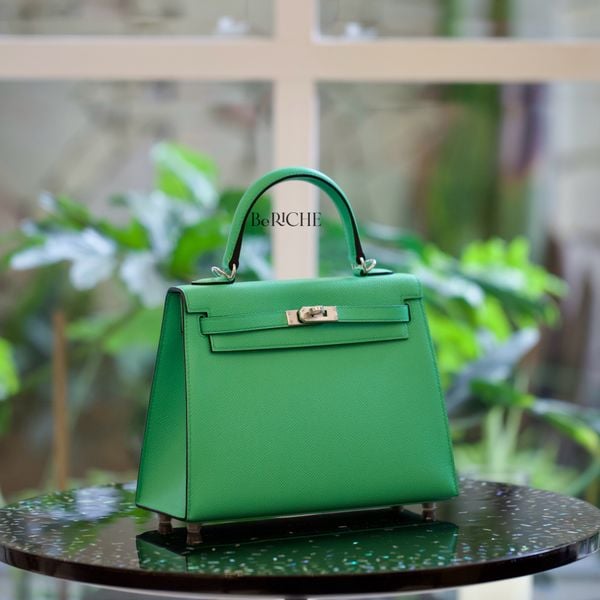  Kelly K25 Epsom Vert Comic PHW 