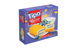 Tipo Bánh Bông Lan Cuộn Kem Sữa Chua Việt Quất 268g