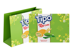 Tipo Bánh Bông Lan Cuộn Kem Hương Cốm 396g