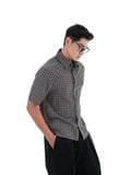  HOWS® BOXY PLAID SHIRT / DARK MOSS 