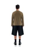  HOWS® FITTED LONG SLEEVE HENLEY T-SHIRT / MOSS 