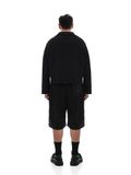  HOWS® IN THE NIGHT HALF ZIP SHIRT / BLACK 
