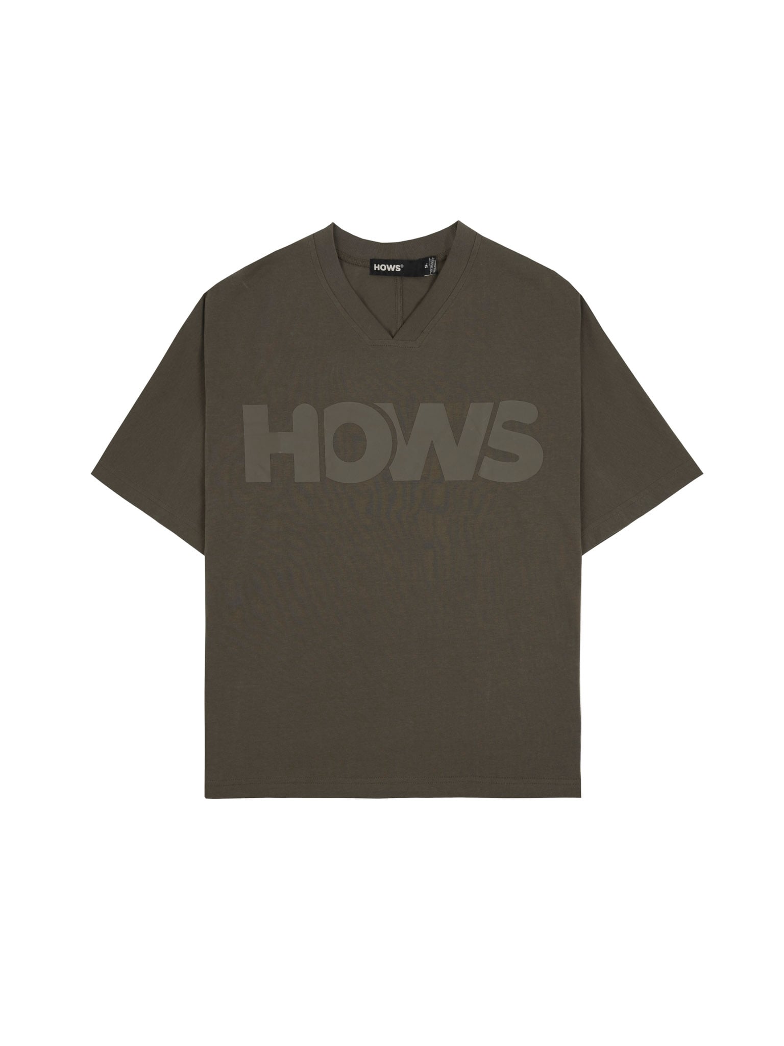  HOWS® RELAXED THE NOISE V-NECK / MOSS 
