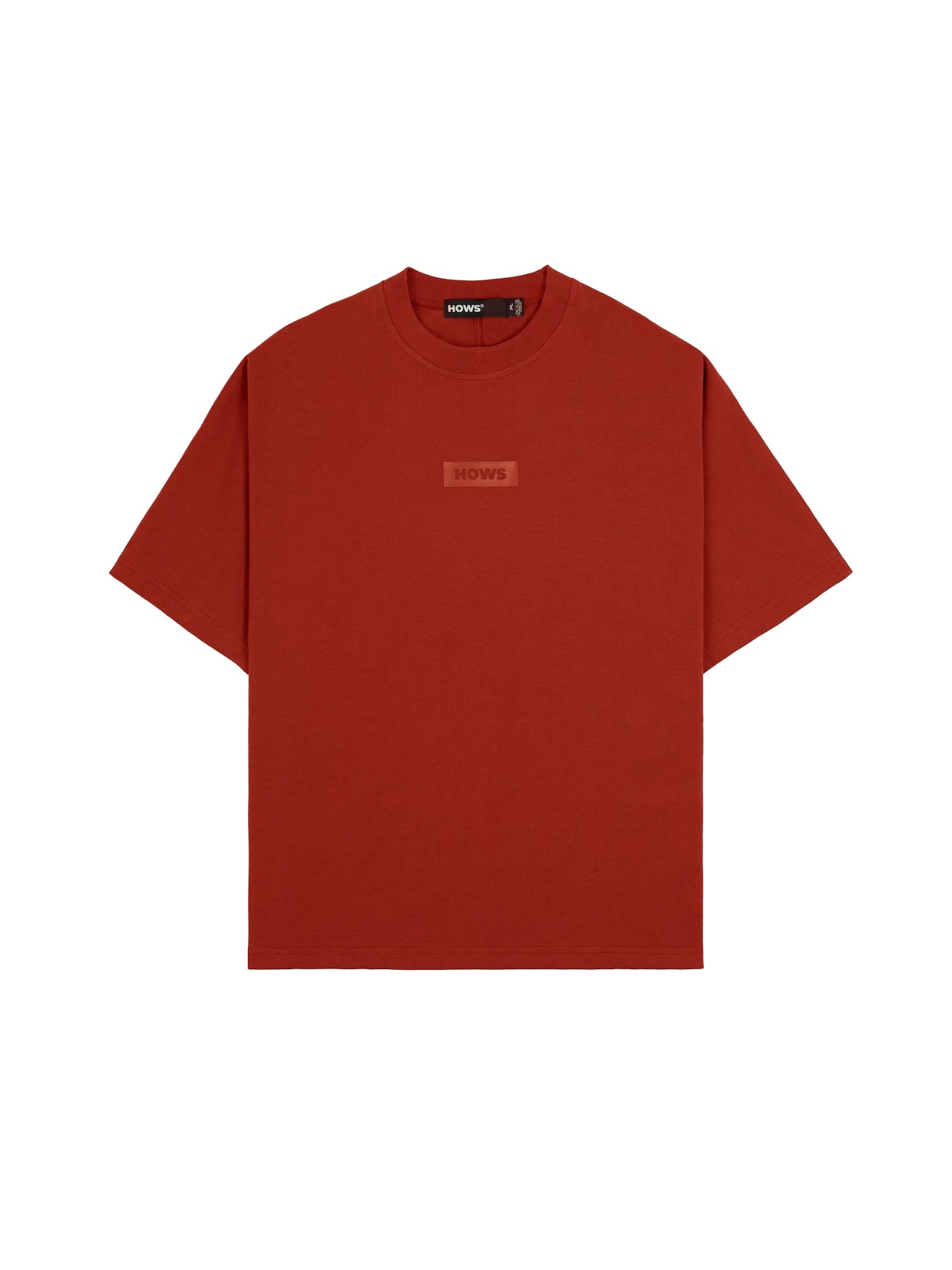  HOWS® BASIC TEE NEW VERSION / RED RETRO 