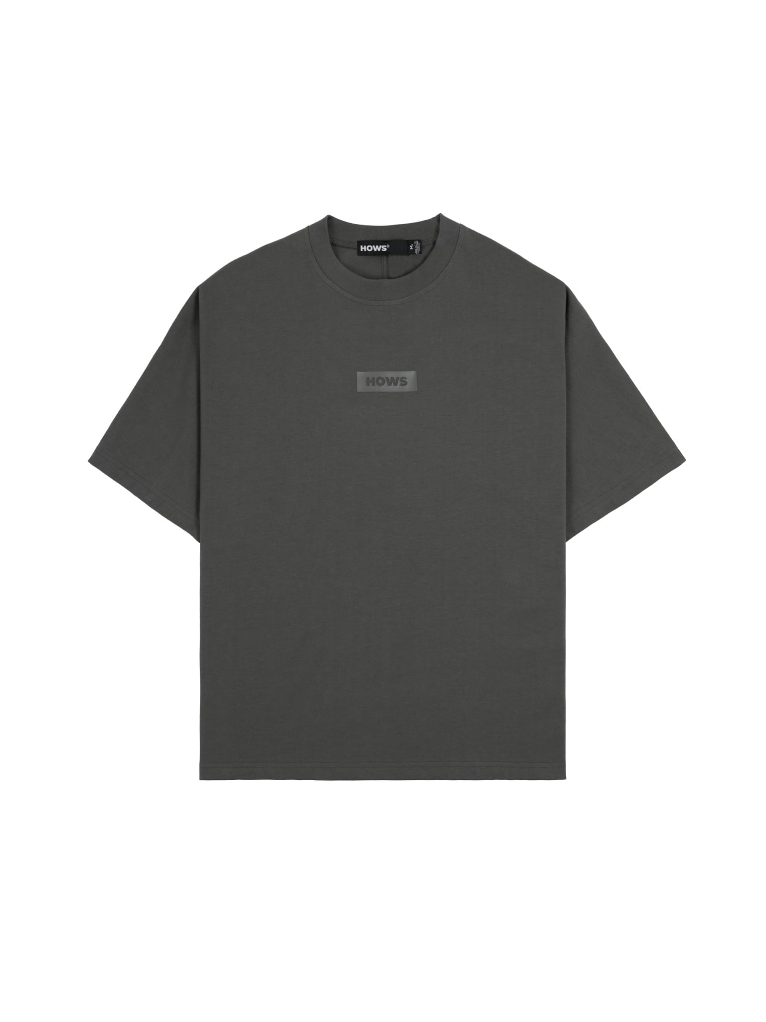  HOWS® BASIC TEE NEW VERSION / LEAD GREY 
