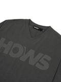  HOWS® RELAXED THE NOISE V-NECK / LEAD GREY 