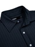  HOWS® URBAN PINSTRIPE SHIRT / NAVY 
