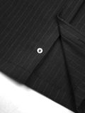  HOWS® URBAN PINSTRIPE SHIRT / BLACK 