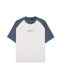  HOWS® URBAN CONTRAST RAGLAN T-SHIRT / LIGHT GREY 