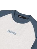  HOWS® URBAN CONTRAST RAGLAN T-SHIRT / LIGHT GREY 