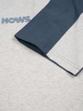  HOWS® URBAN CONTRAST RAGLAN T-SHIRT / LIGHT GREY 