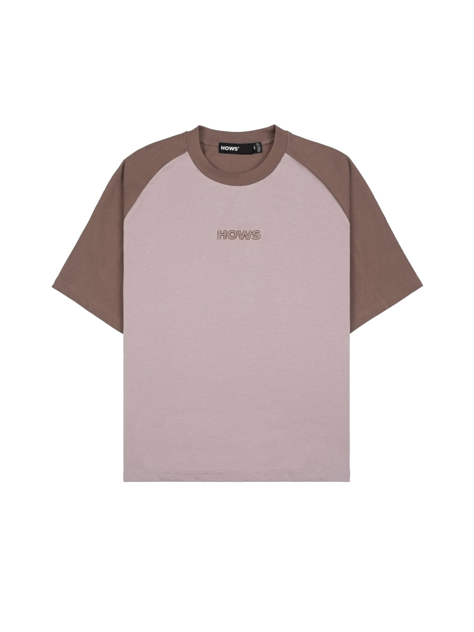  HOWS® URBAN CONTRAST RAGLAN T-SHIRT / PURPLE 