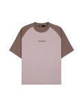  HOWS® URBAN CONTRAST RAGLAN T-SHIRT / PURPLE 