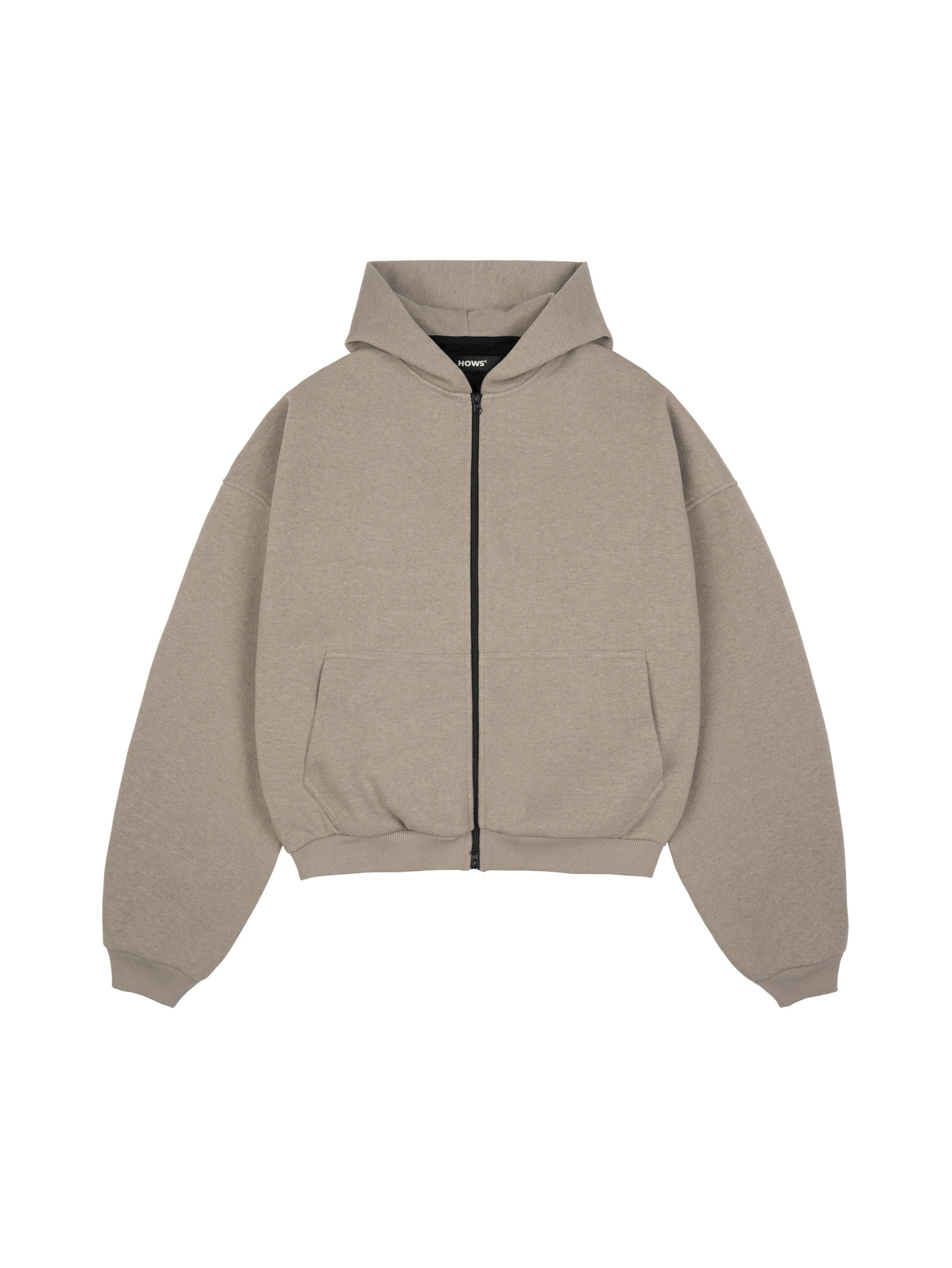  HOWS® HOODIE MELTON WOOL / SAND 