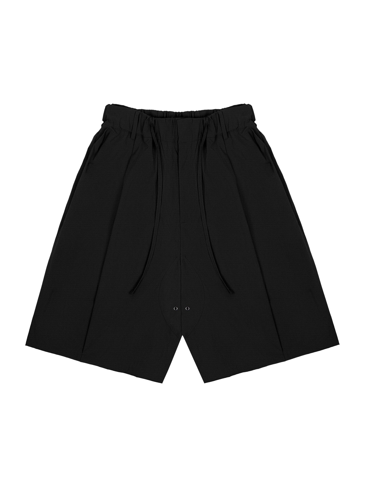  HOWS® NYLON WINDBREAKER SHORT / BLACK 