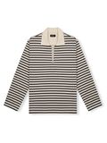  HOWS® URBAN STRIPED CLASSIC SWEATER / NAVY 