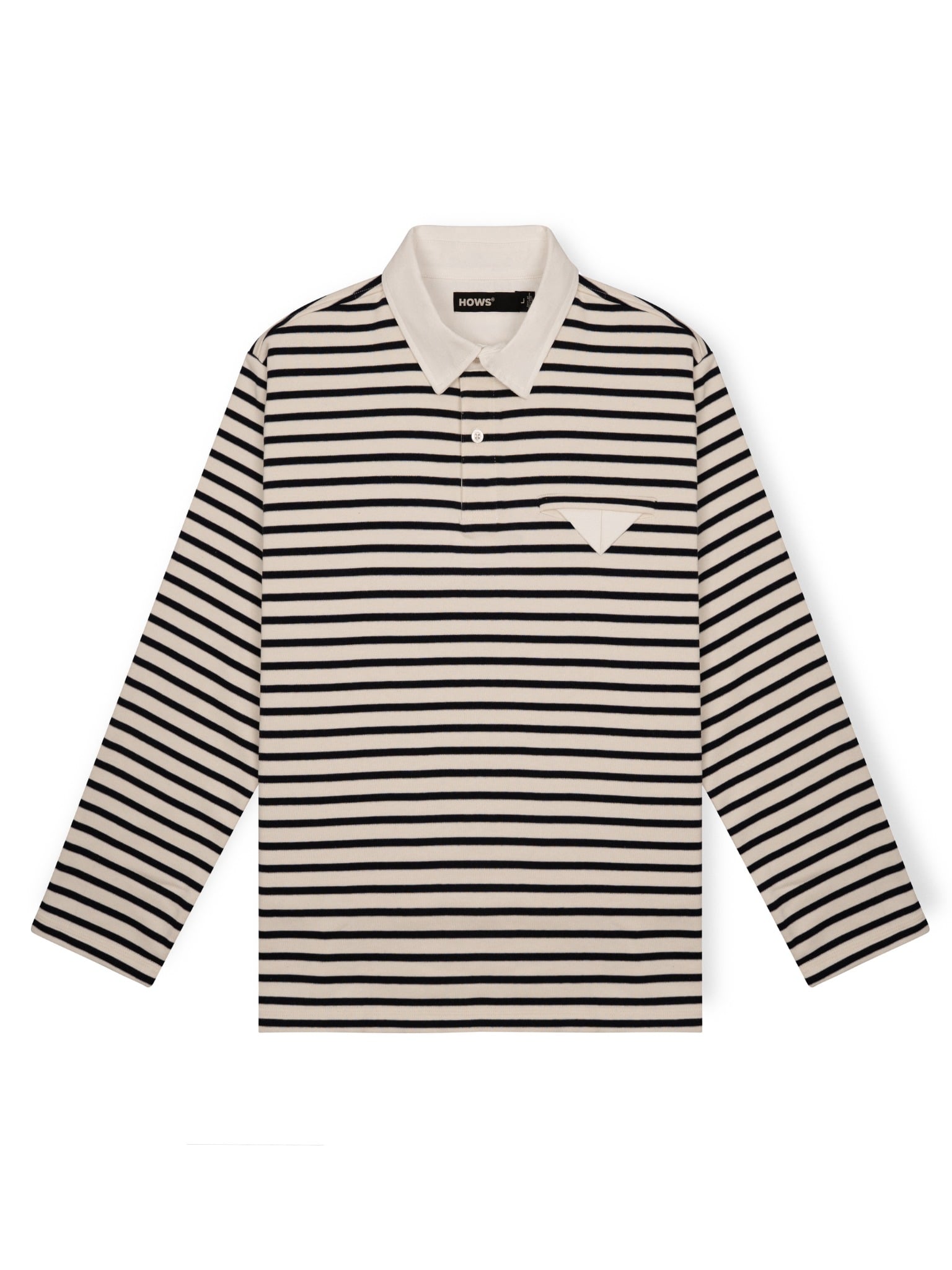  HOWS® URBAN STRIPED CLASSIC POLO / NAVY 