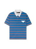  HOWS® OLD SCHOOL STRIPED POLO / NAVY x WHITE 